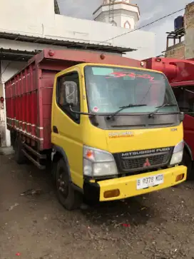 Mitsubishi Colt diesel Canter FE73 ps110 double Bak kayu 2015 kuning