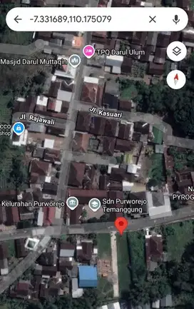 Tanah Kavling Dekat SMA 2 Temanggung