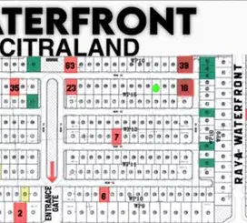 Dijual tanah waterfront citraland
