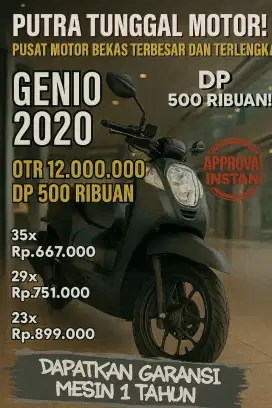 Honda Genio 2020 – Pusatnya perhatian di jalan. Langsung pede maksimal