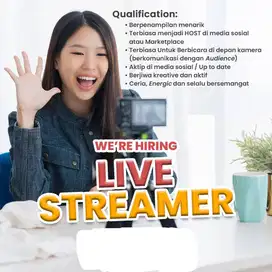Di butuhkan Host Live Streaming