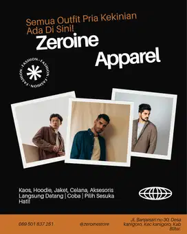 Zeroine Store  Fashion Streetwear Pria Murah & Keren