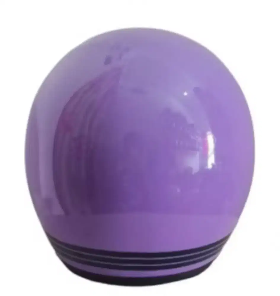 Helm dewasa ungu glossy