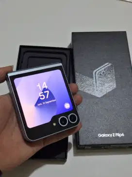 Samsung galaxy z flip 6 12/256gb garansi resmi fullset mulus no minus