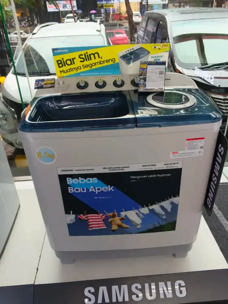 Jual Mesin Cuci Samsung Semi Auto Washer WT85H3210MB