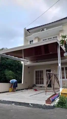 Kanopi baja ringan plus plafon pvc