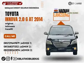 TOYOTA INNOVA 2.0 G 2014 AT
