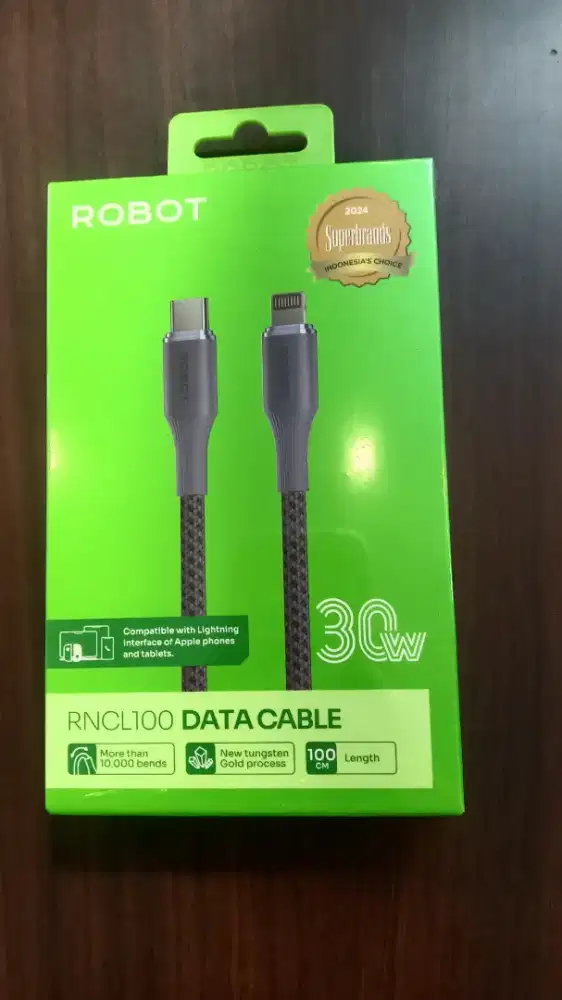 ROBOT Warna Lava Data Cable Fast Charging 100CM RNCL100
