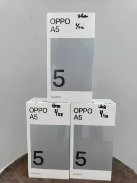 New OPPO A5 8+8GB/256GB Free Banyak
