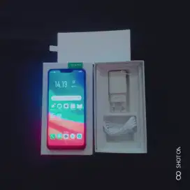 oppo a3s ram 6gb • 128gb warna biru muda .'