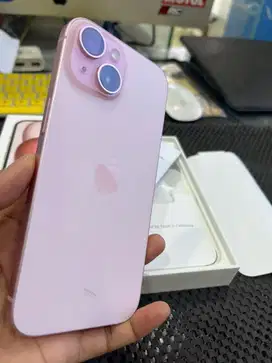 HP IPHONE 15 128GB EX IBOX LIKE NEW AKTF SAMPAI MARET 2026 PINK