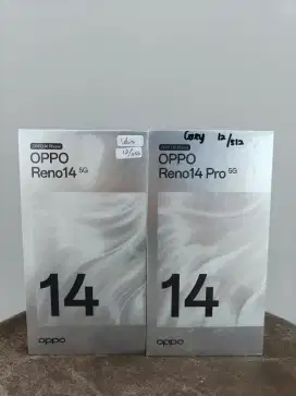 New OPPO Reno 14 Pro 12GB/512GB Resmi Segel
