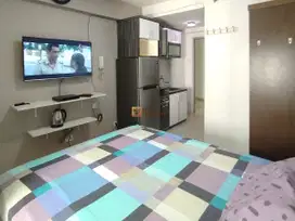 Praktis & Nyaman! Studio Full Furnish 21m² Dekat Mall Green Bay Pluit