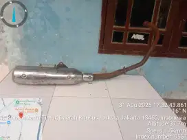 Knalpot Tiger Revo ori masih standar+batok lampu Tiger