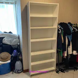 Rak Buku IKEA Billy 6 Tingkat White Original