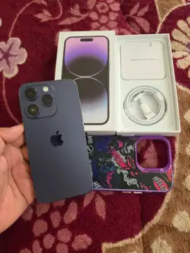iPhone 14 pro 256gb mulus like new,istimewa,lengkap fulset