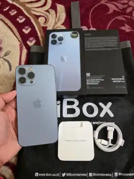 iphone 13 pro max 128gb resmi iBox,mulus like new,fulset original