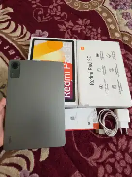 Redmi pad se ram 4/128gb mulus like new,100% kyk baru,fulset original