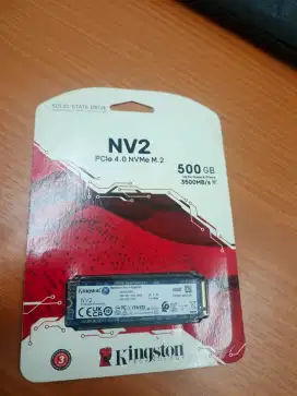 Kingston NVME M.2 Gen 4 500gb. Segel, Garansi Resmi!