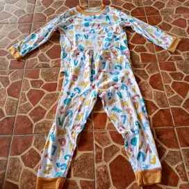 Paket 3 pcs baju tidur anak usia 3 - 4 tahun