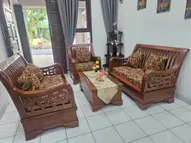 KURSI JATI BEKAS