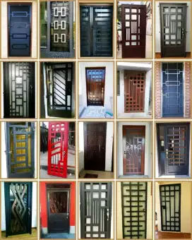 Tralis pintu minimalis