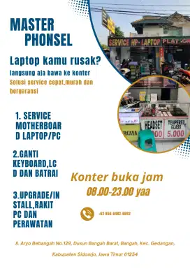 Service Laptop dan Komputer