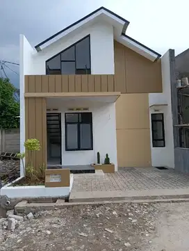 DI JUAL RUMAH CLUSTER DESAIN MEZZANINE TANPA DP Siap Huni Bekasi