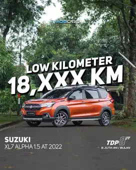 FREE ETOLL & BBM FULL TANK SUZUKI XL7 ALPHA 1.5 AT 2022 MATIC