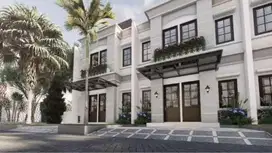 Eksklusif Town House Design Kolonial Strategis Asri