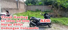Dijual Tanah Kavling Gedongan Colomadu