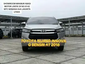 TOYOTA KIJANG INNOVA G BENSIN AT 2018/KM110RB/PAJAK 5-2026
