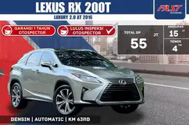 LEXUS RX200 T 2016 LUXURY 2.0 AT LOW KM.63RB & PAJAK PANJANG #F1ST