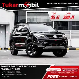[BERGARANSI] TOYOTA FORTUNER VRZ TRD 2.4 DIESEL METIK TAHUN 2018 HITAM