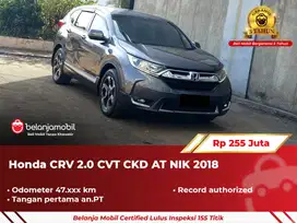 [ LOW KM ] Honda CRV CR-V CR V 2.0 CVT CKD AT Abu 2018/2019