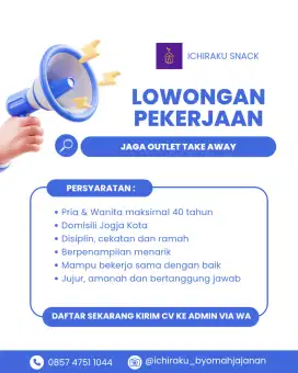 Penjaga Outlet Take Away