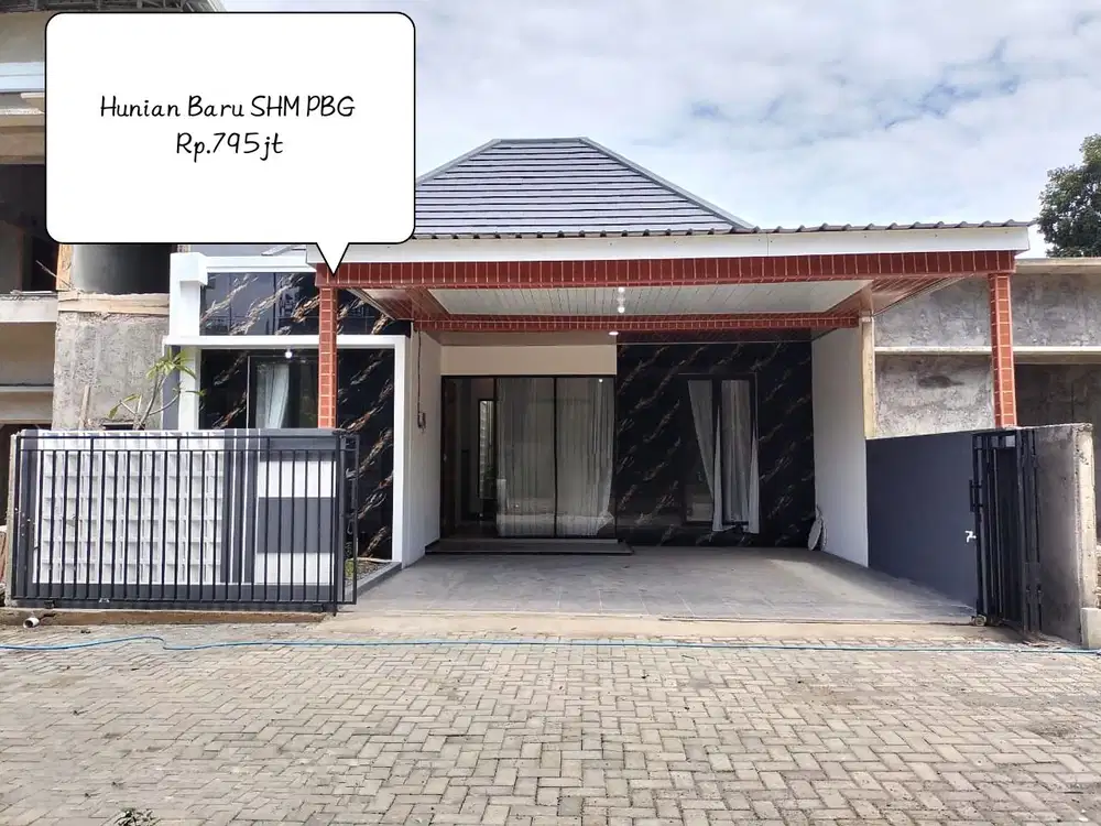 Rumah Baru Timur Jalan Kaliurang SHM PBG Ngemplak Sleman