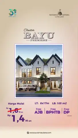 Rumah Cluster Bayu Promo Dan Diskon Suvarna Sutera Cikupa Tangerang