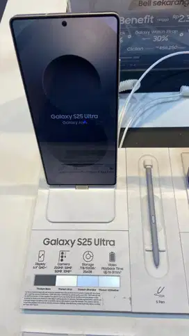 Samasung Galaxy S25 Ultra RAM12 ROM256GB