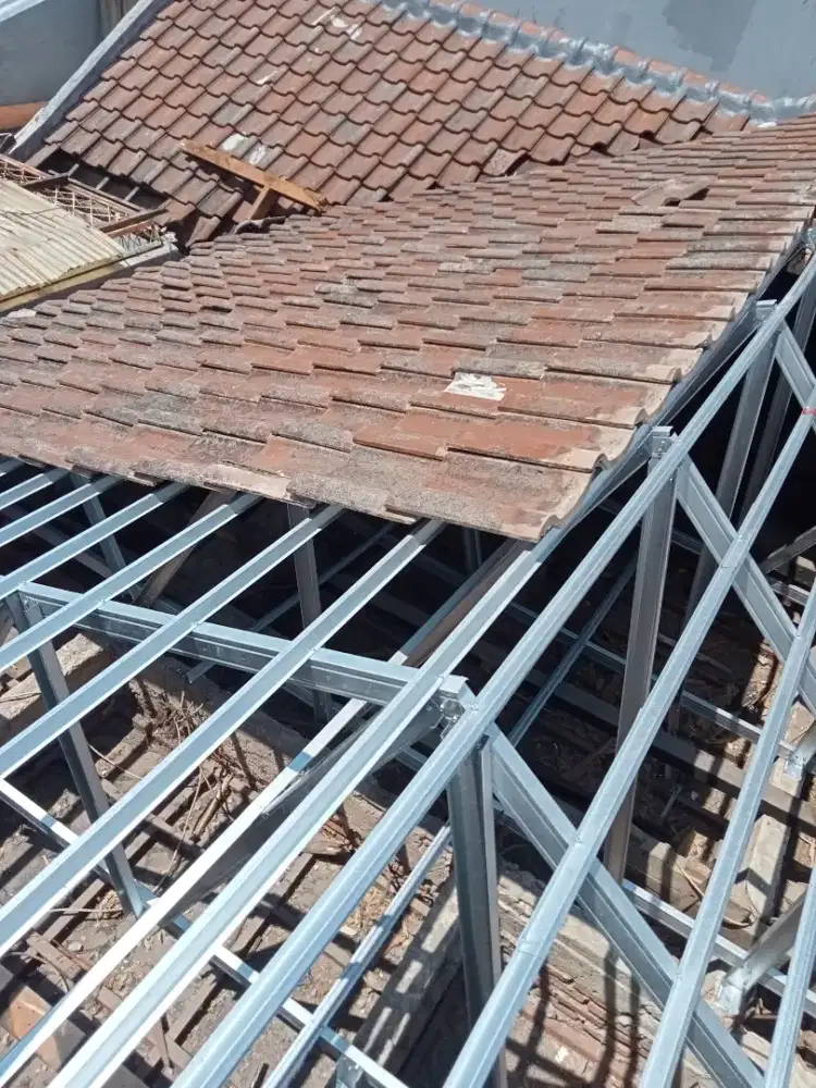 atap bocor kanopi atap bajarigan terpasang dll