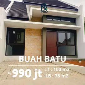 Rumah Baru Minimalis 1 Lantai Harga murah Dekat Tol Buahbatu
