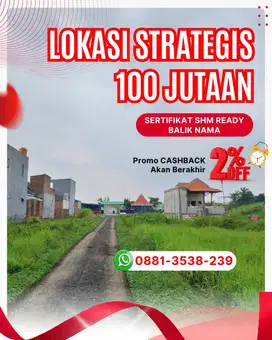 tanah kavling murah sidoarjo sudah SHM