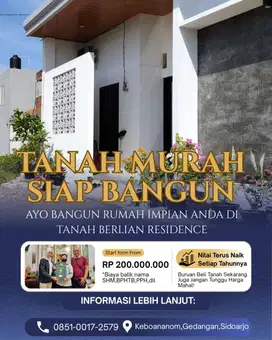 jual tanah murah SHM