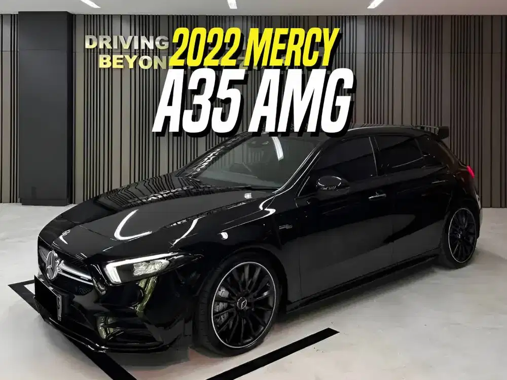 Mercedes Benz A35 AMG Hatchback 2022 NIK 2020 4Matic Black Hitam Mercy