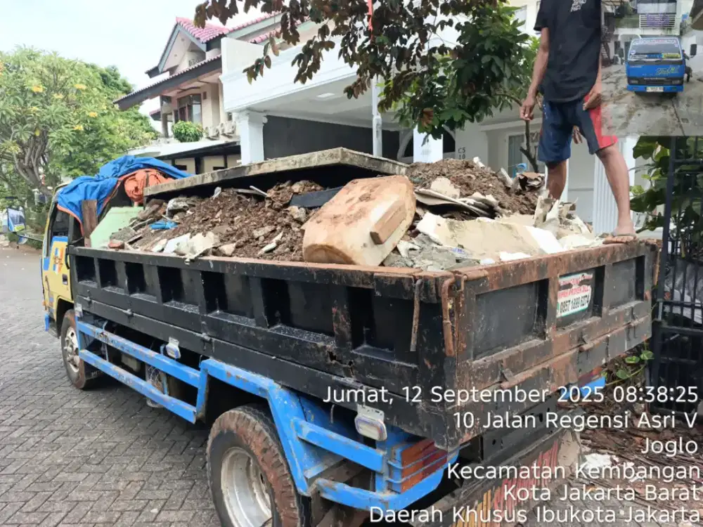 Jasa buang puing dan buang sampah
