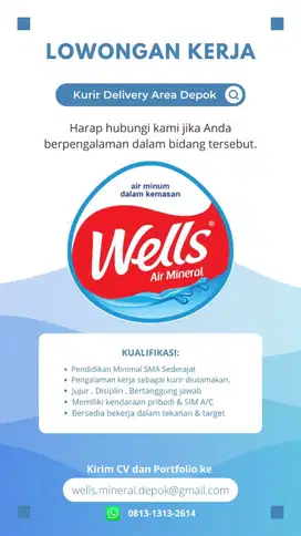 Kurir Delivery Area Depok