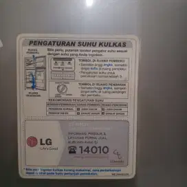 Kulkas LG 2 Pintu