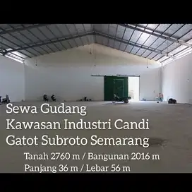 Sewa Gudang Kawasan Industri Candi Gatot Subroto Semarang 2760 mtr