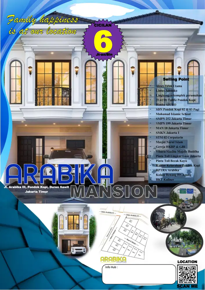 Rumah 2 Lantai Bebas Banjir Bisa KPR Bank Di Pondok Kopi