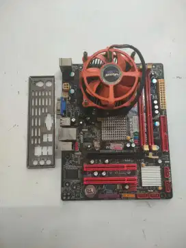 Jual cepat mobo+ procesor Second